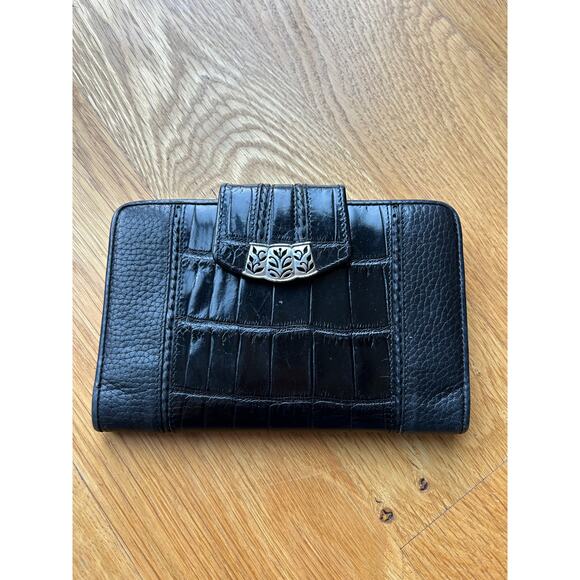 Brighton Black Leather Wallet - Picture 1 of 7